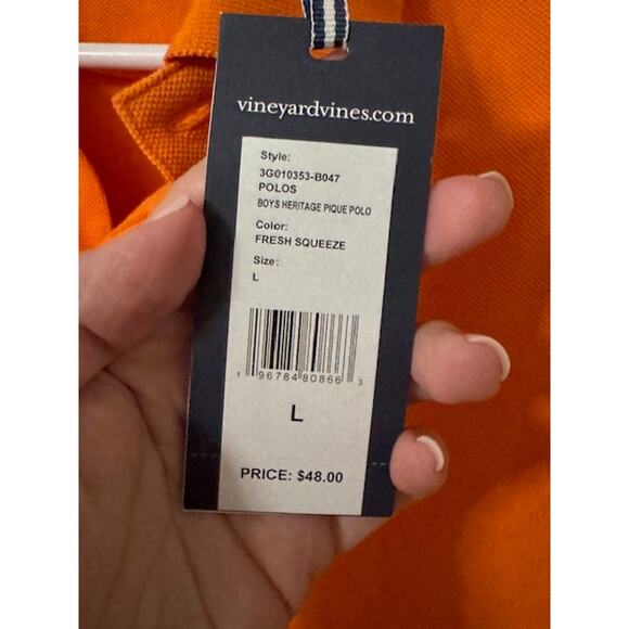 NWT Vineyard Vines Fresh Squeeze Heritage Polo L - Picture 5 of 5